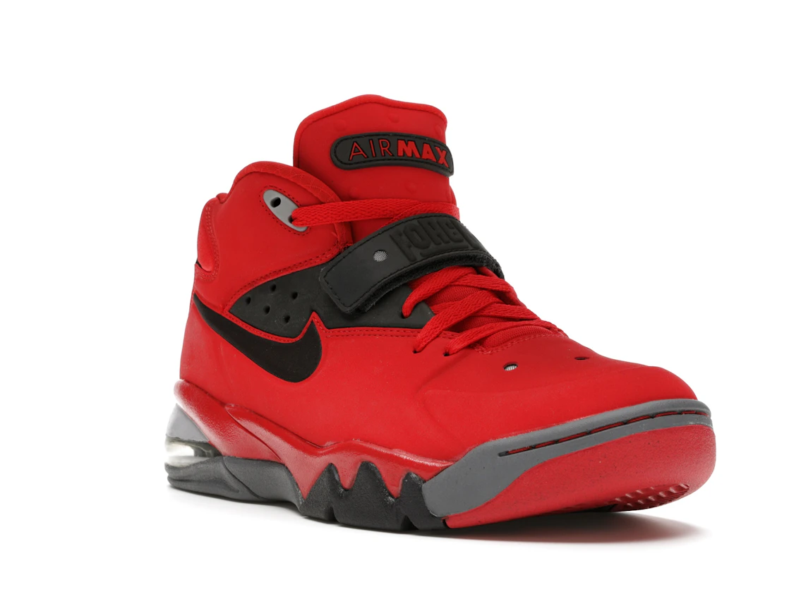 Vue 6 de Nike Air Force Max 2013 University Red Black