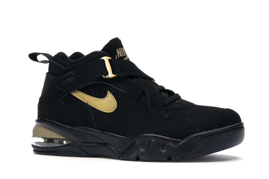 Vue 3 de Nike Air Force Max CB Black Metallic Gold