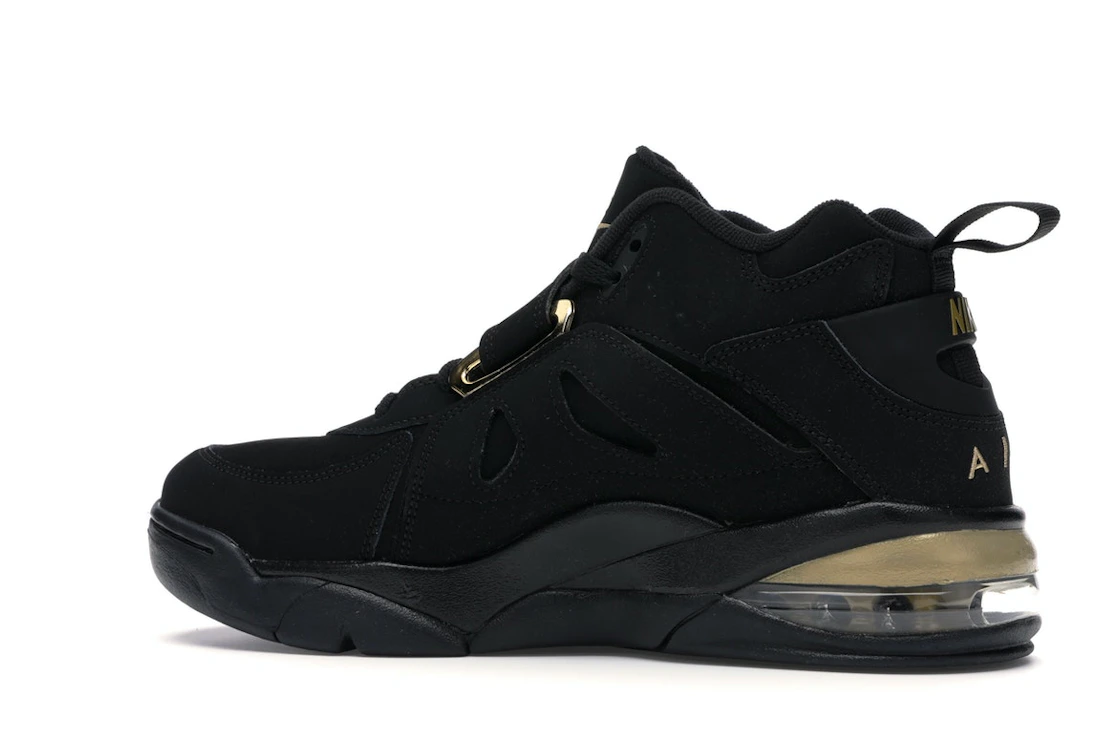 Vue 21 de Nike Air Force Max CB Black Metallic Gold