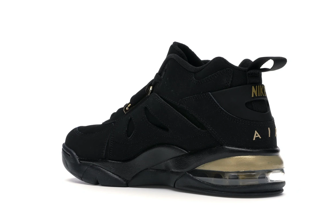 Vue 23 de Nike Air Force Max CB Black Metallic Gold