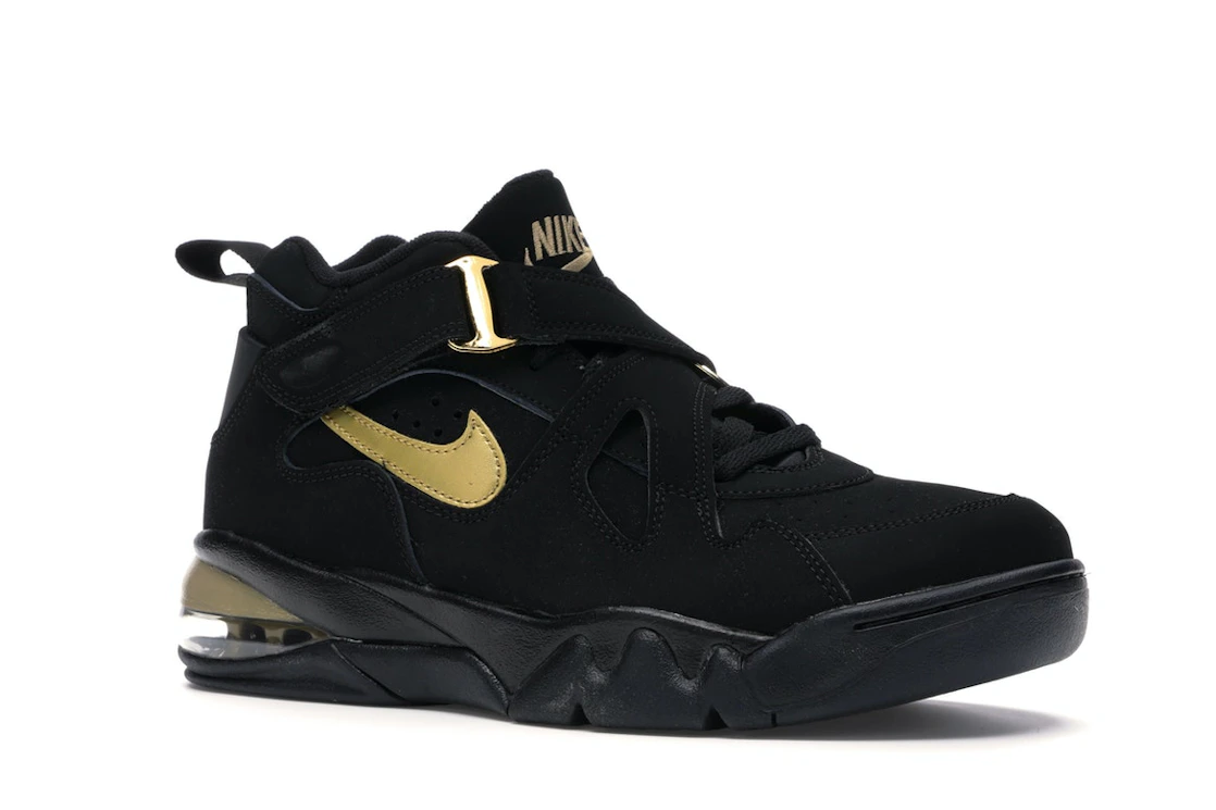 Vue 4 de Nike Air Force Max CB Black Metallic Gold