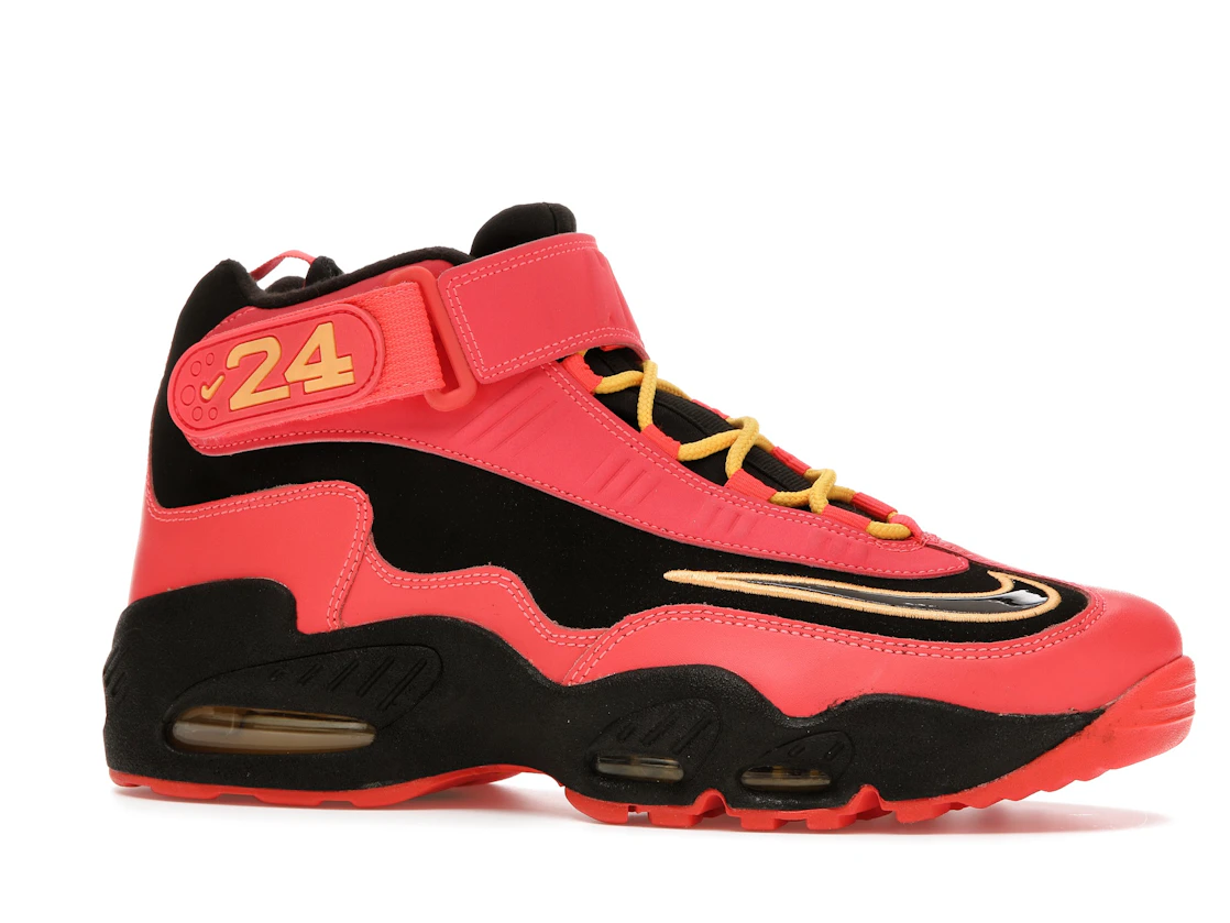 Vue 3 de Nike Air Griffey Max 1 Black Laser Crimson