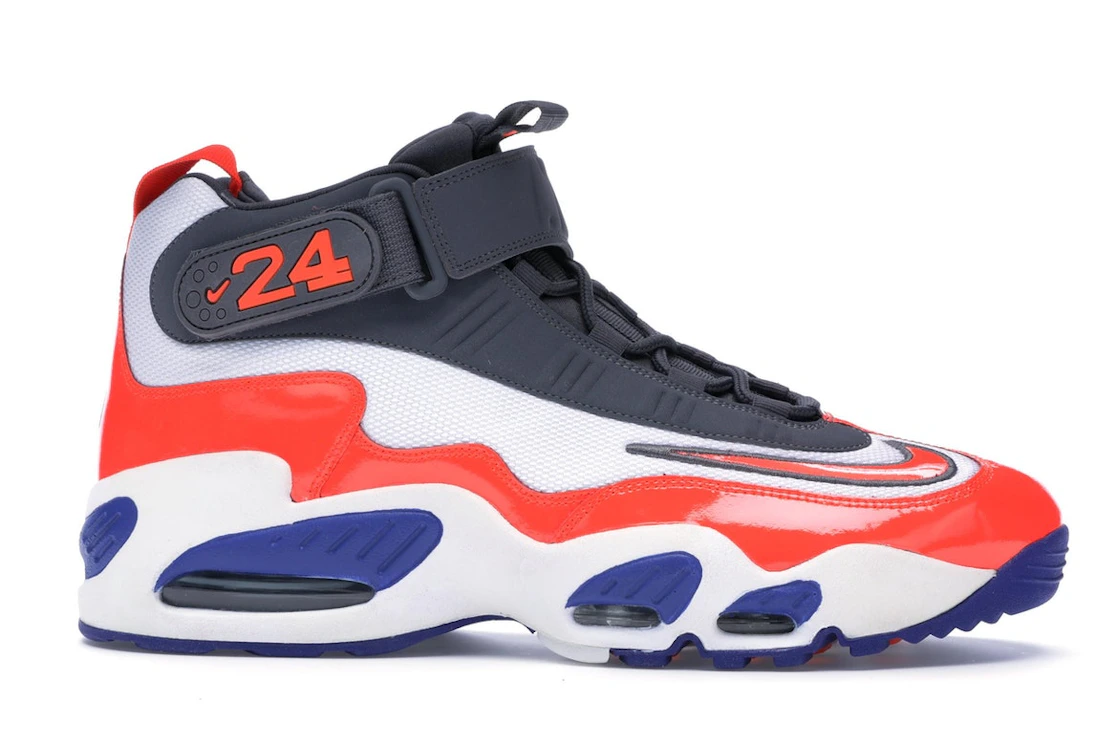 Vue 2 de Nike Air Griffey Max 1 Total Crimson Hyper Blue