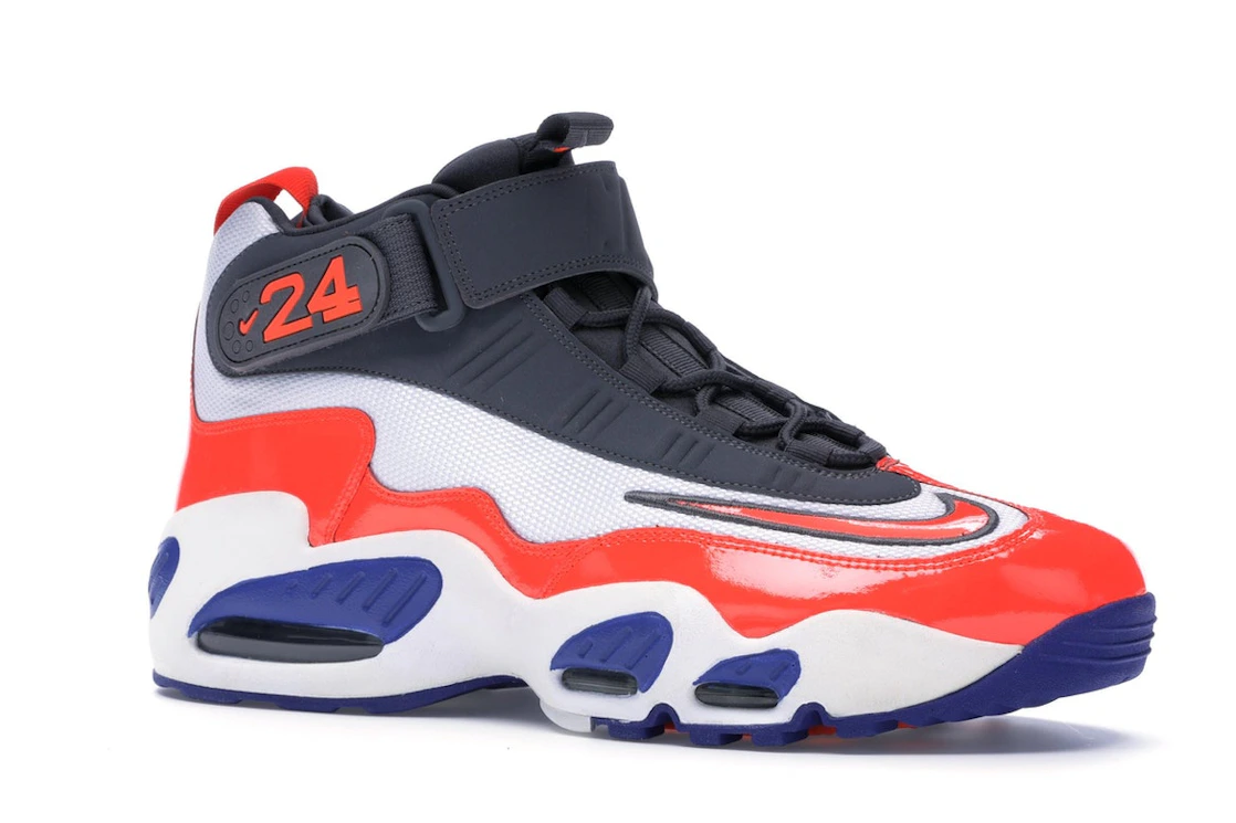 Vue 4 de Nike Air Griffey Max 1 Total Crimson Hyper Blue