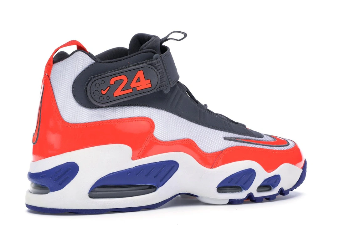 Vue 34 de Nike Air Griffey Max 1 Total Crimson Hyper Blue