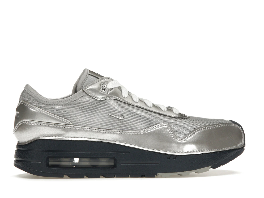 Vue 36 de Nike Air Max 1 '86 Jacquemus Silver 