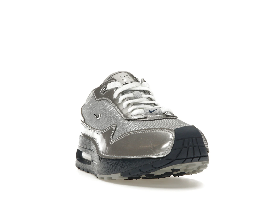Vue 8 de Nike Air Max 1 '86 Jacquemus Silver 