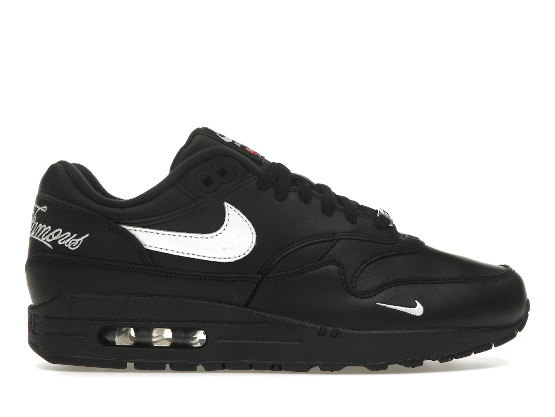 Vue 1 de Nike Air Max 1 '87 SP Supreme Black White