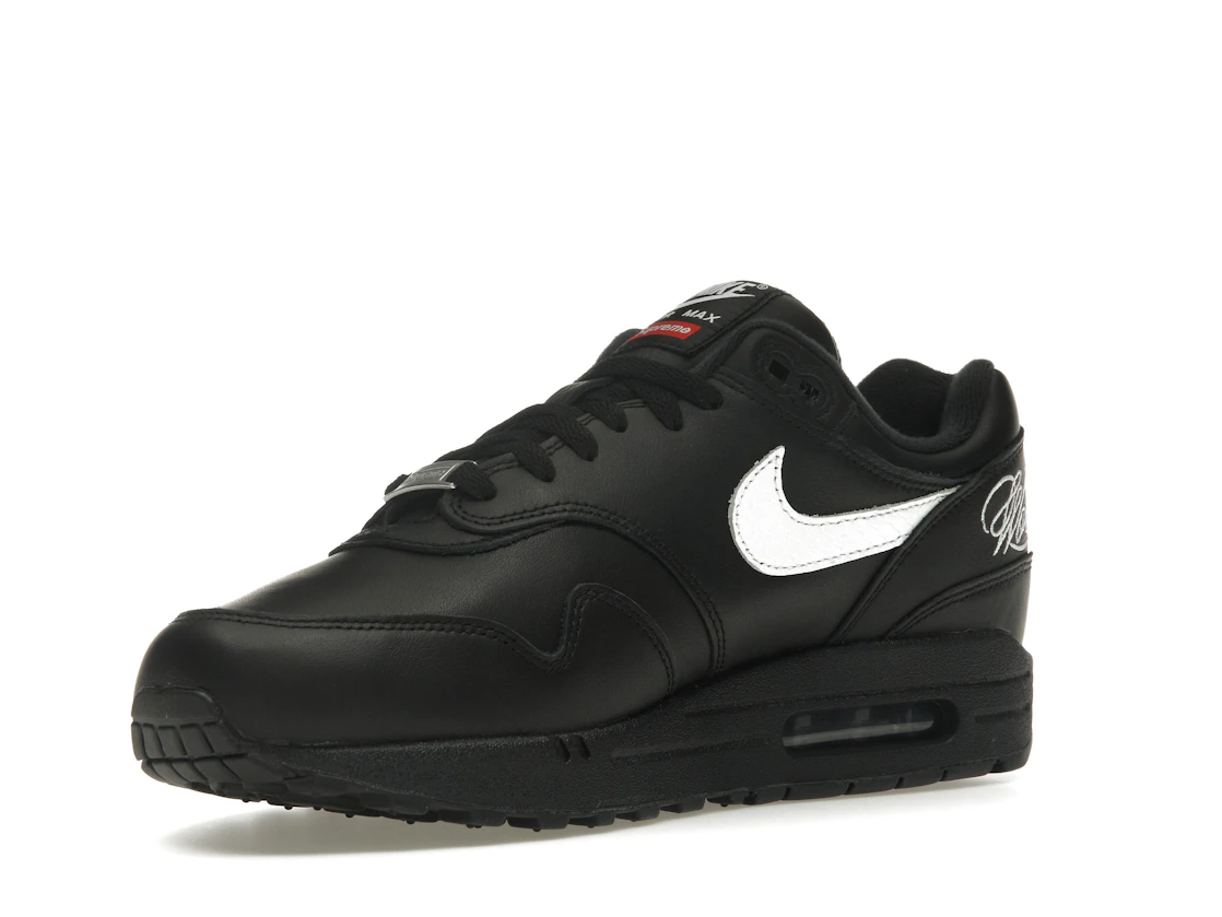 Vue 15 de Nike Air Max 1 '87 SP Supreme Black White