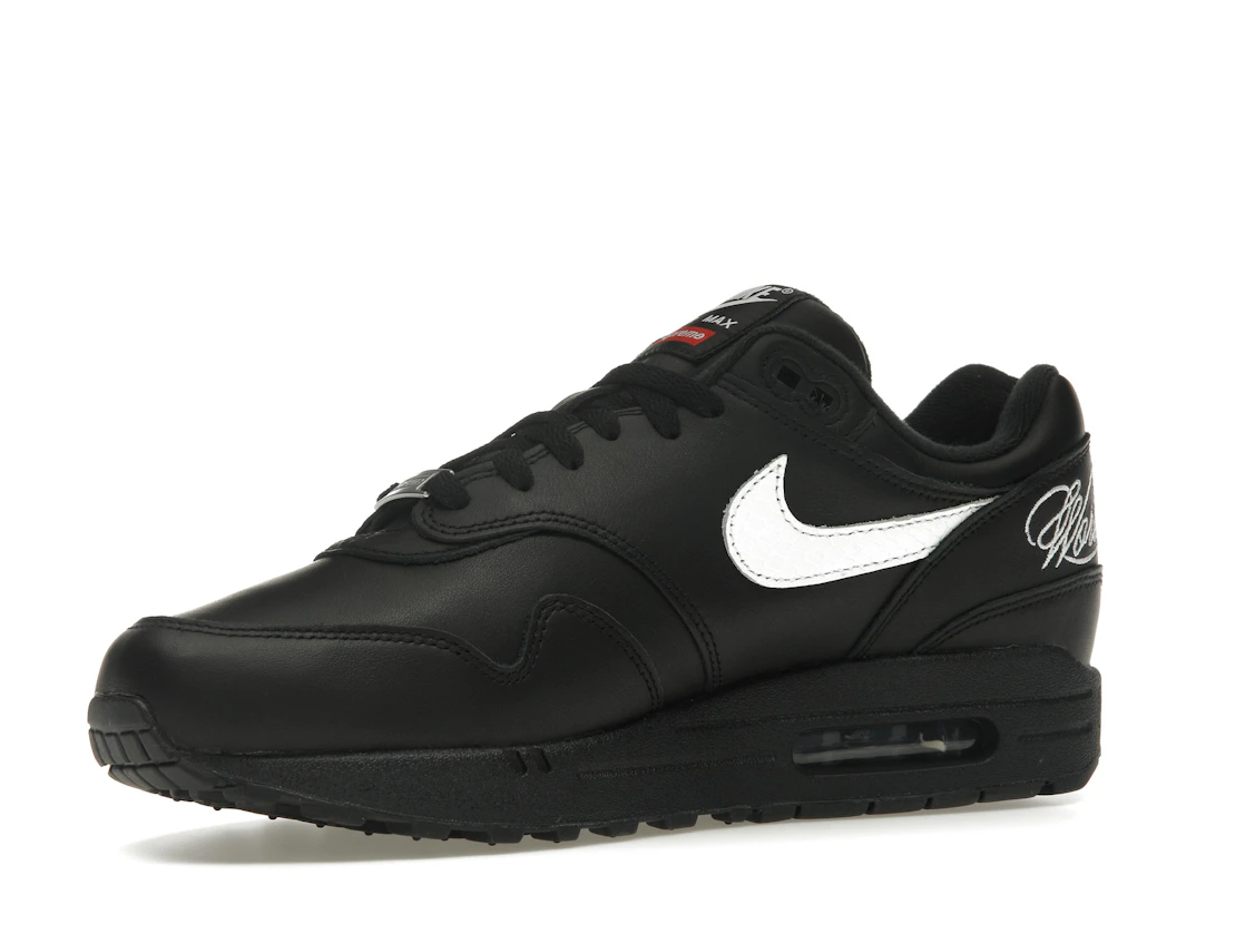 Vue 16 de Nike Air Max 1 '87 SP Supreme Black White