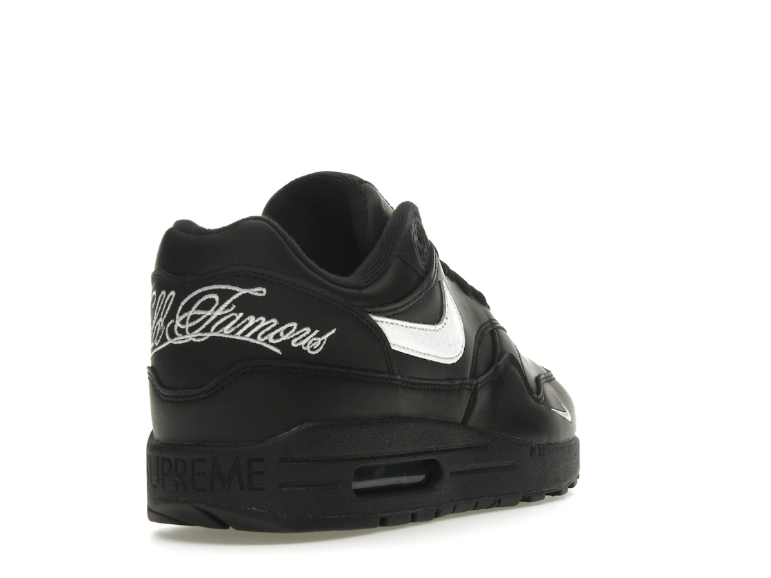 Vue 31 de Nike Air Max 1 '87 SP Supreme Black White