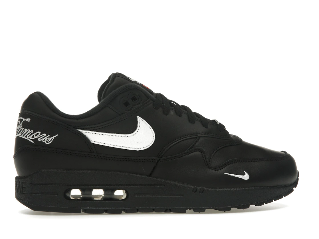 Vue 36 de Nike Air Max 1 '87 SP Supreme Black White