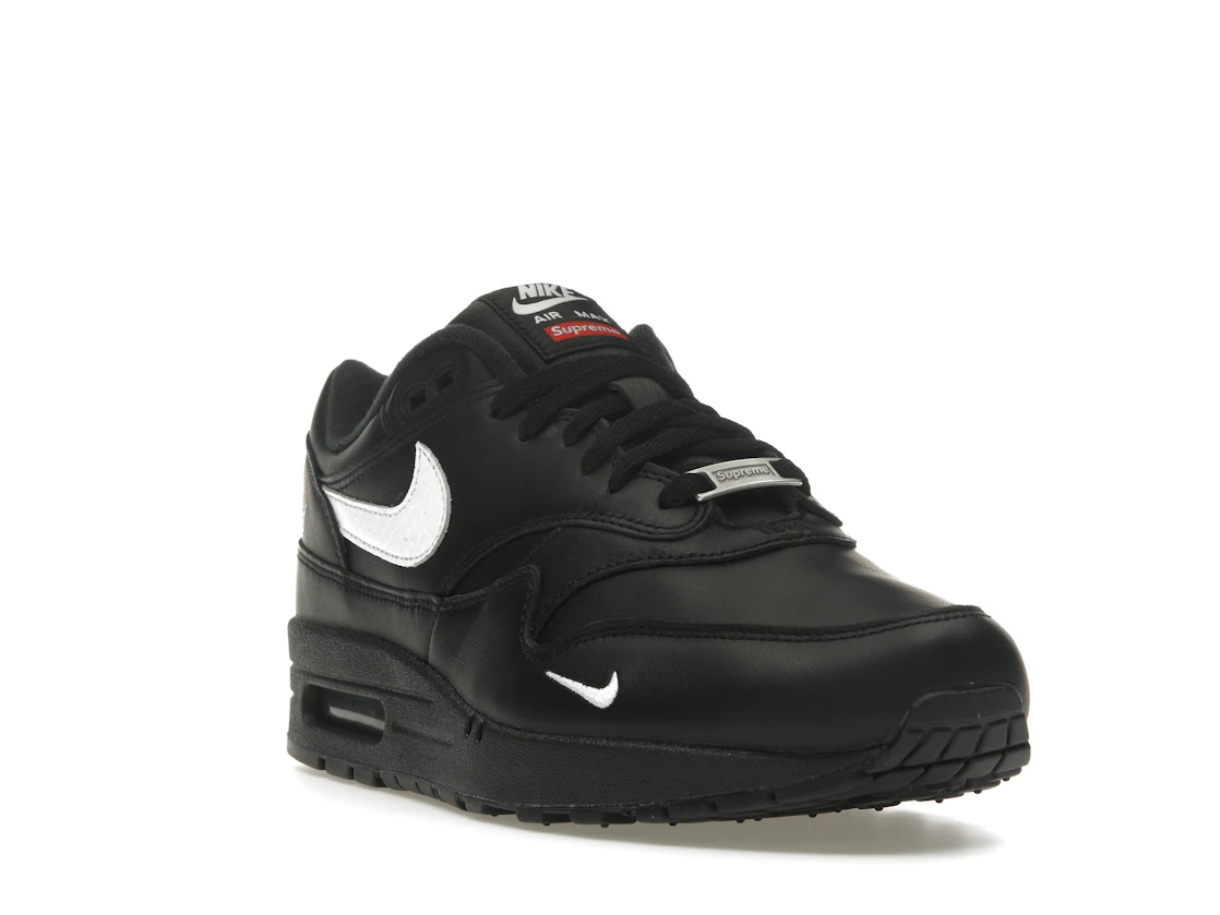 Vue 7 de Nike Air Max 1 '87 SP Supreme Black White