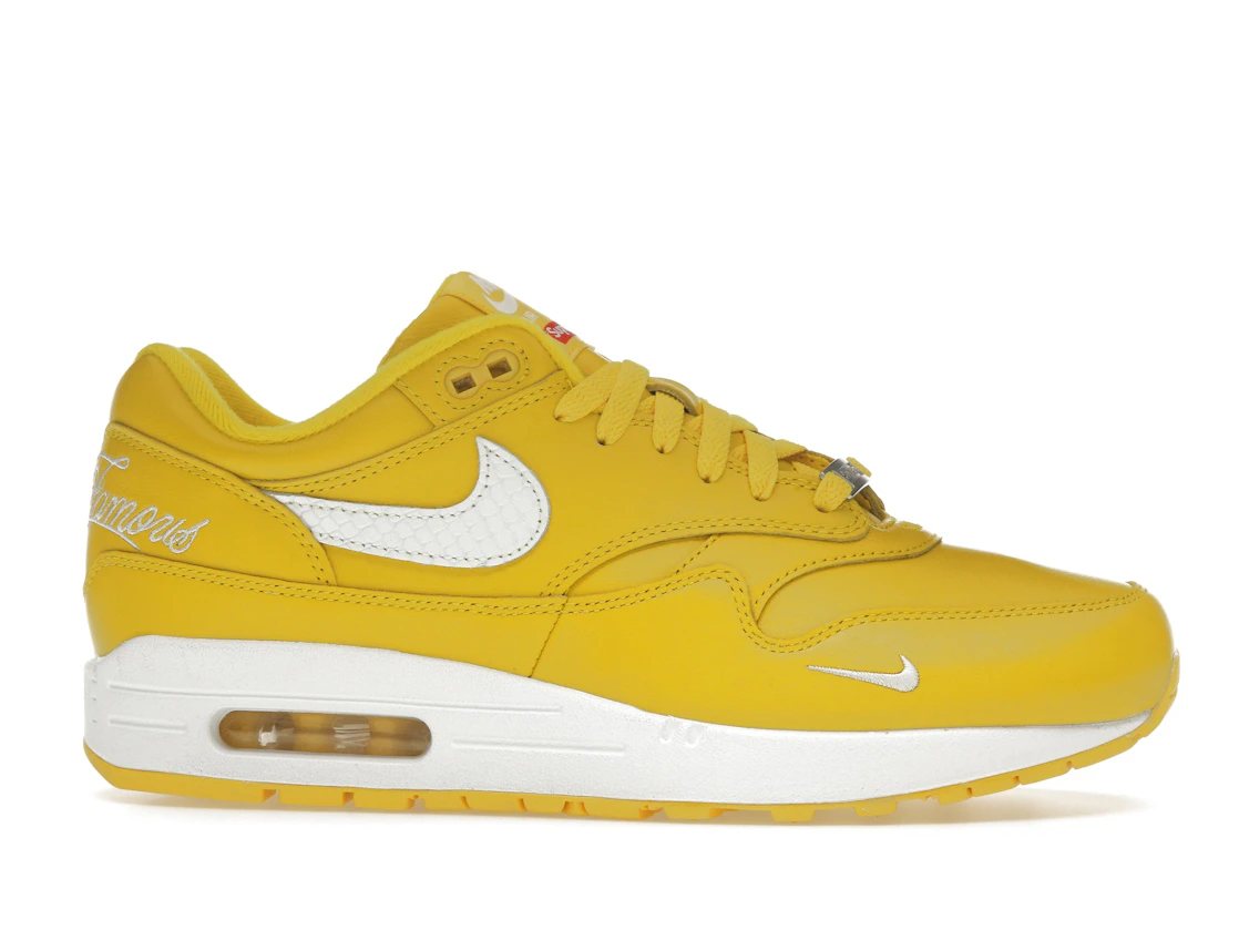 Vue 2 de Nike Air Max 1 '87 SP Supreme Speed Yellow