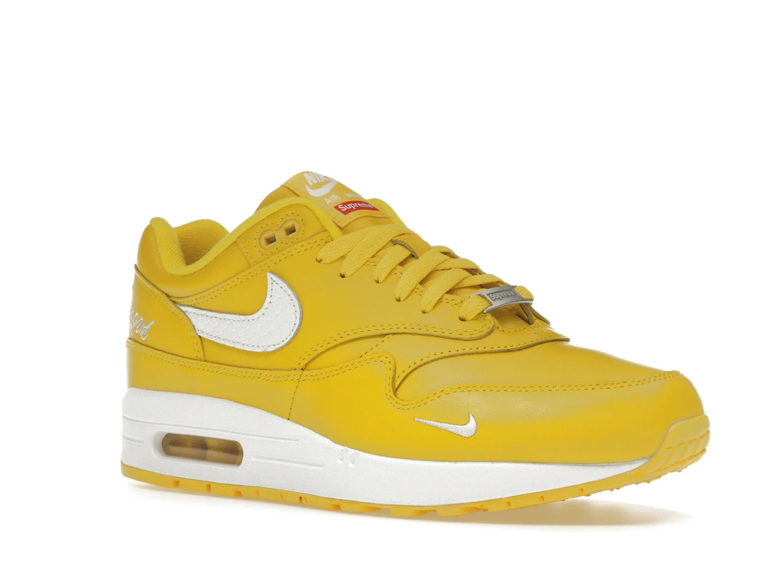 Vue 5 de Nike Air Max 1 '87 SP Supreme Speed Yellow