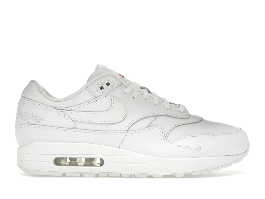 Vue 1 de Nike Air Max 1 '87 SP Supreme Triple White
