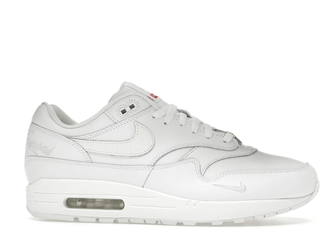 Vue 2 de Nike Air Max 1 '87 SP Supreme Triple White