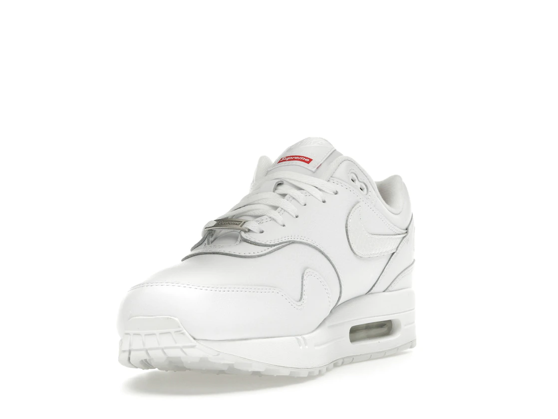 Vue 13 de Nike Air Max 1 '87 SP Supreme Triple White