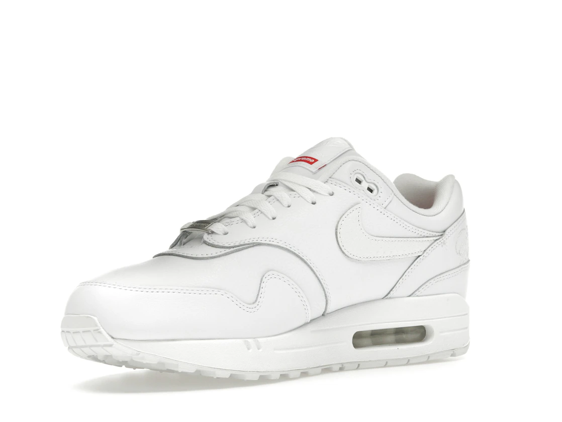 Vue 15 de Nike Air Max 1 '87 SP Supreme Triple White
