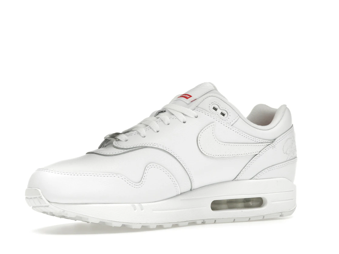 Vue 16 de Nike Air Max 1 '87 SP Supreme Triple White