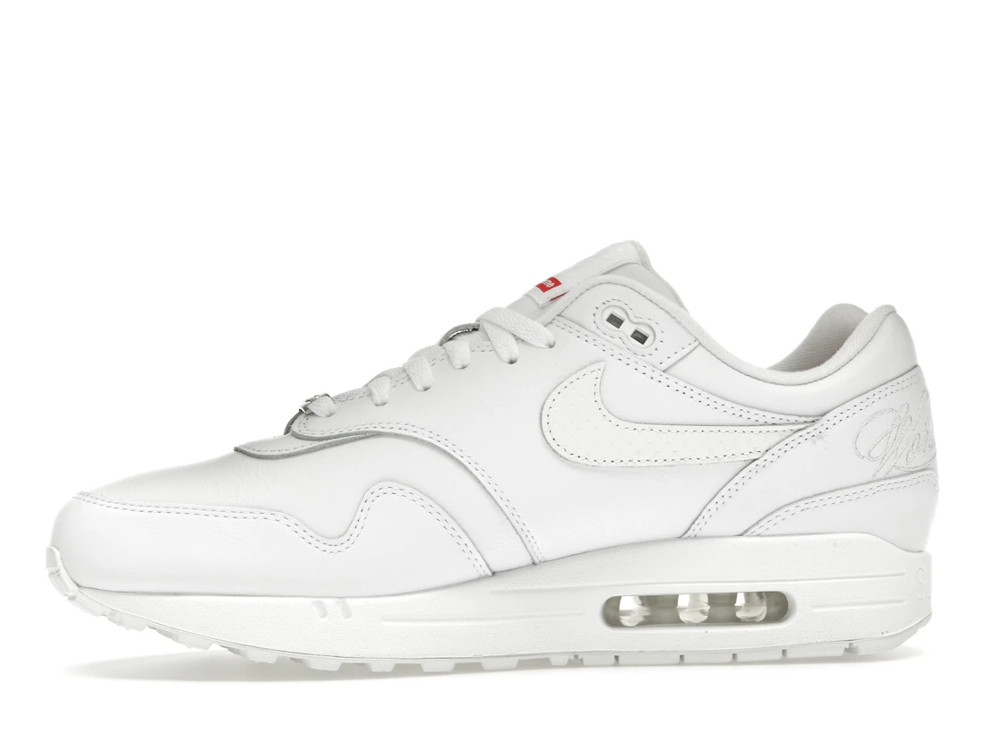 Vue 18 de Nike Air Max 1 '87 SP Supreme Triple White