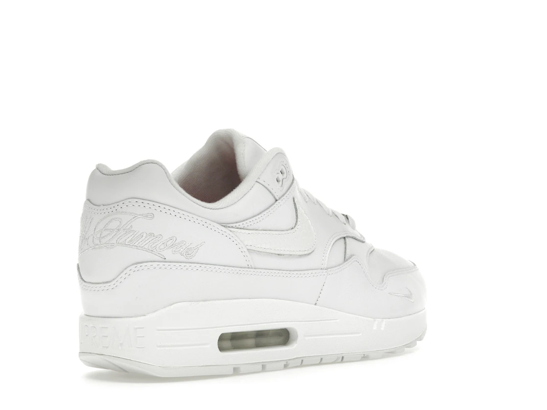 Vue 32 de Nike Air Max 1 '87 SP Supreme Triple White