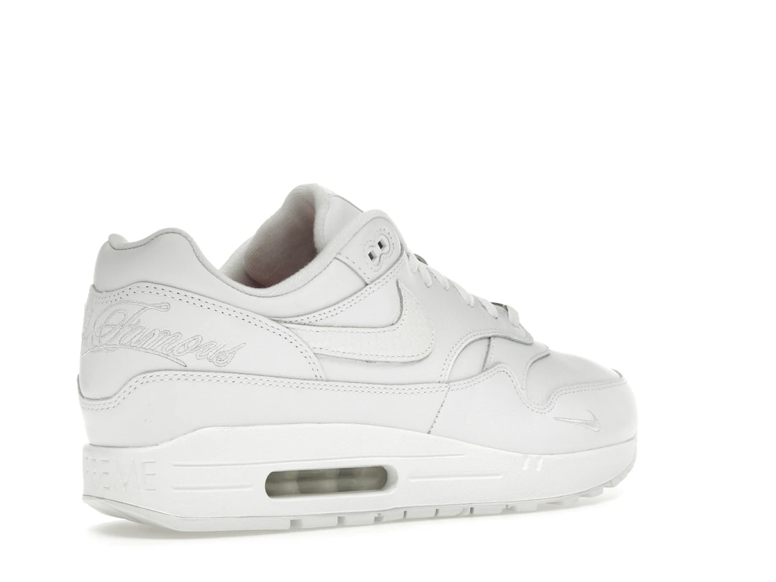 Vue 33 de Nike Air Max 1 '87 SP Supreme Triple White