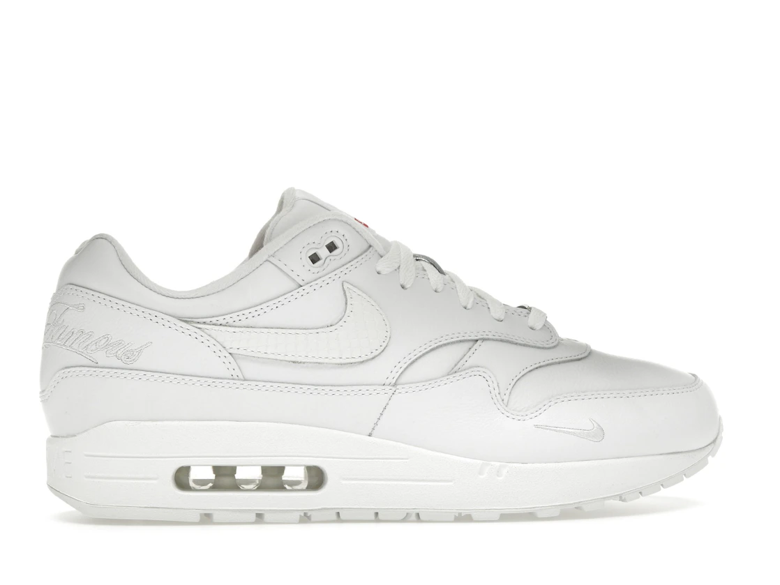 Vue 36 de Nike Air Max 1 '87 SP Supreme Triple White