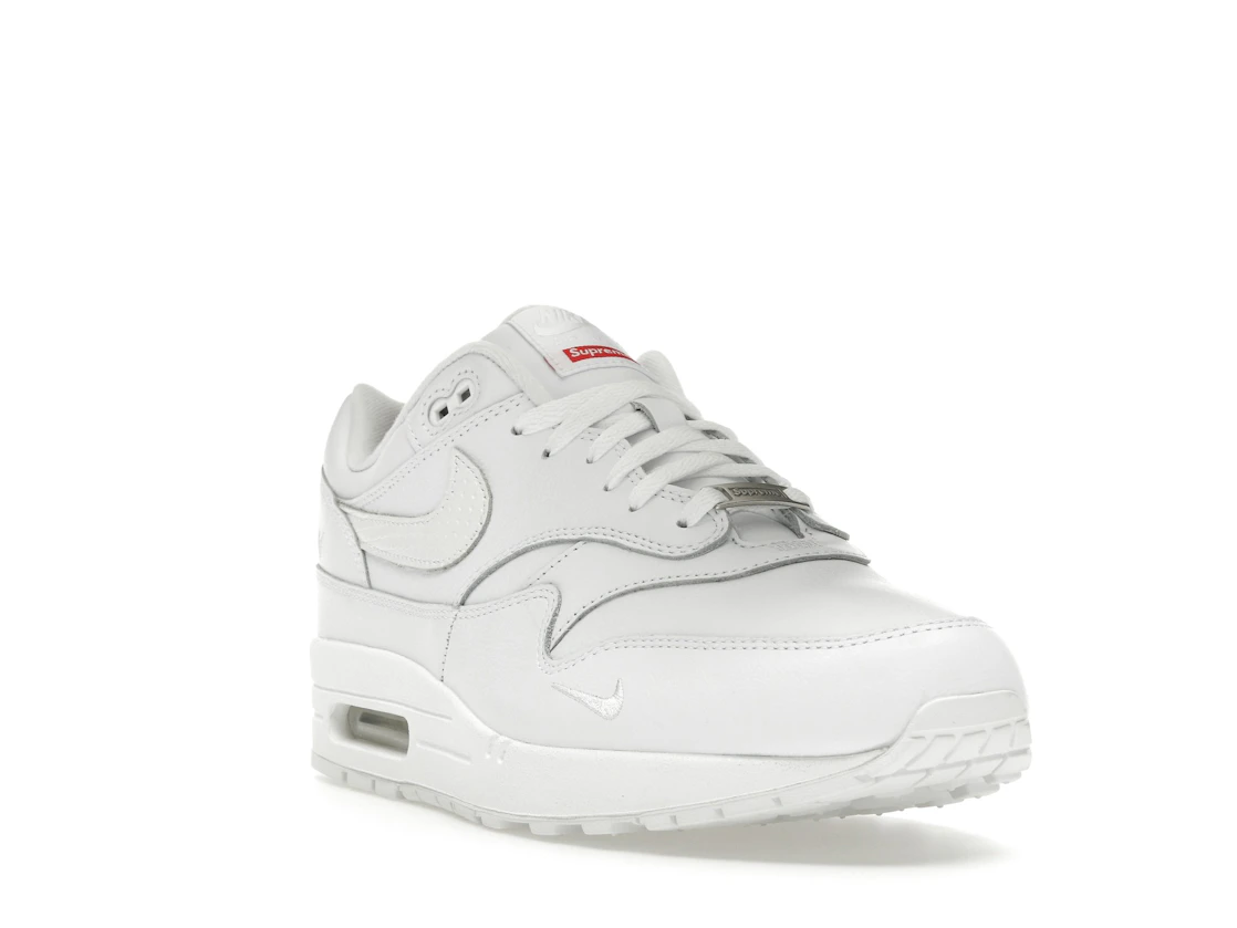 Vue 7 de Nike Air Max 1 '87 SP Supreme Triple White