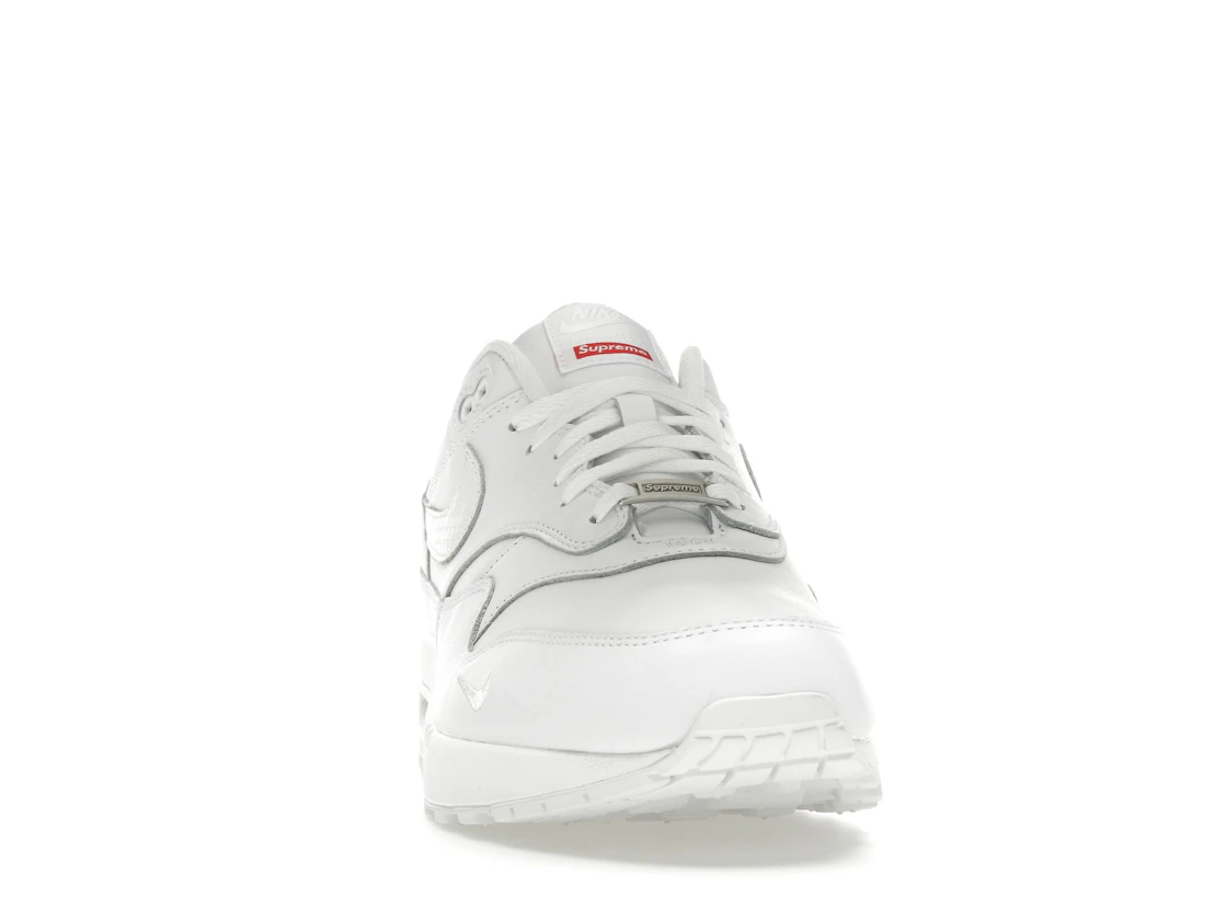 Vue 9 de Nike Air Max 1 '87 SP Supreme Triple White