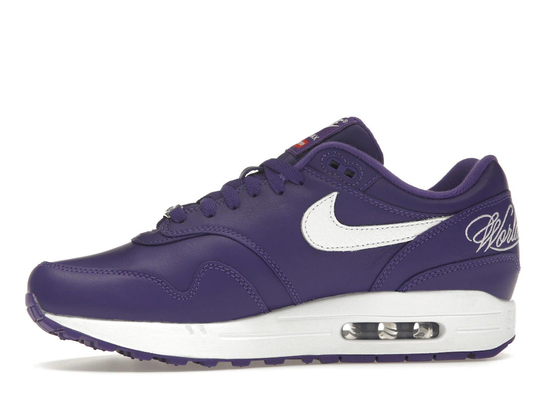 Vue 18 de Nike Air Max 1 '87 SP Supreme Varsity Purple