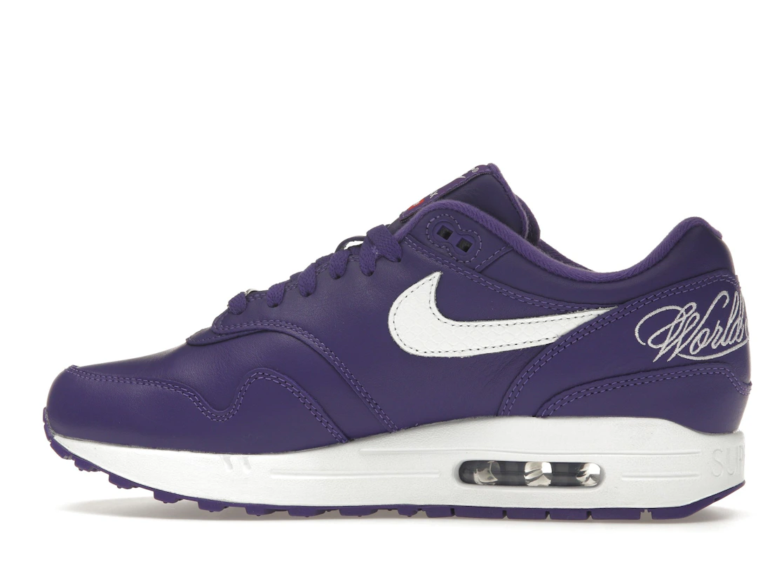 Vue 20 de Nike Air Max 1 '87 SP Supreme Varsity Purple
