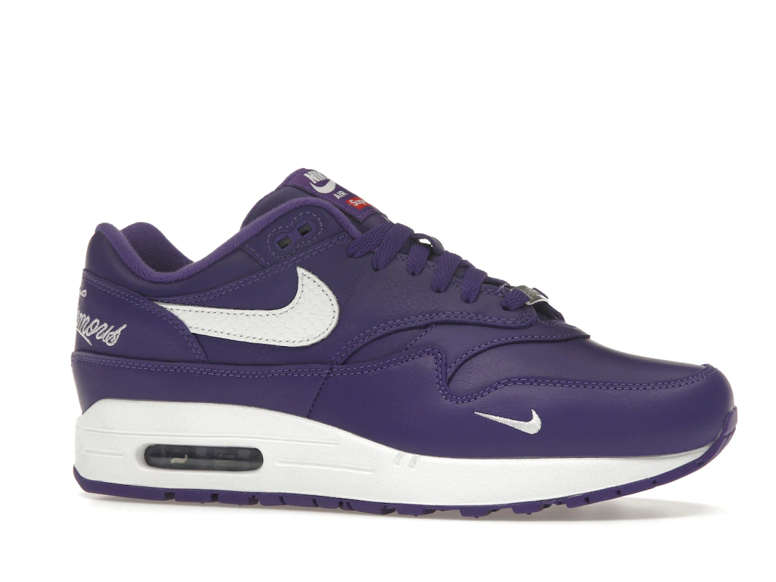 Vue 3 de Nike Air Max 1 '87 SP Supreme Varsity Purple
