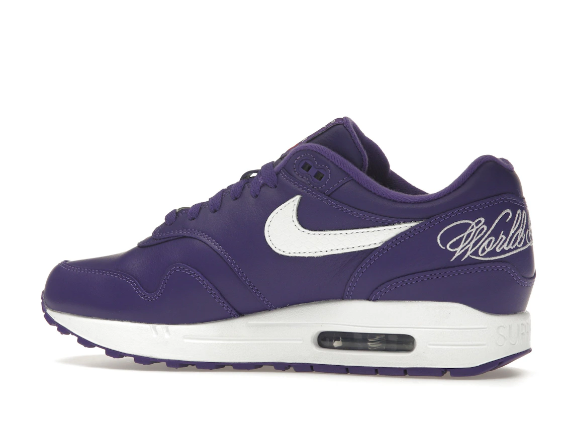 Vue 21 de Nike Air Max 1 '87 SP Supreme Varsity Purple