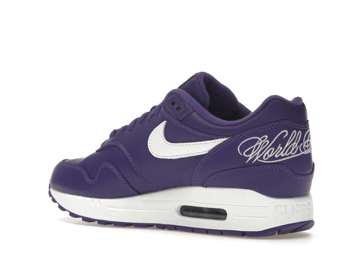 Vue 23 de Nike Air Max 1 '87 SP Supreme Varsity Purple