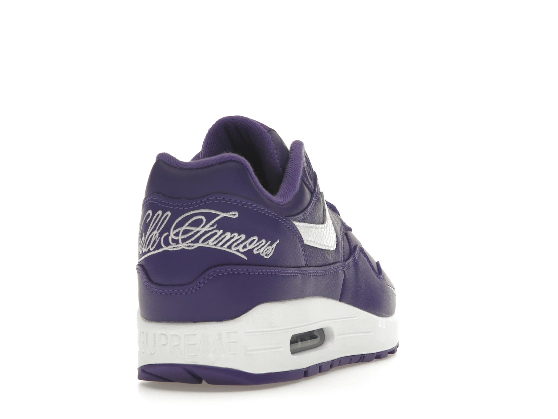 Vue 30 de Nike Air Max 1 '87 SP Supreme Varsity Purple