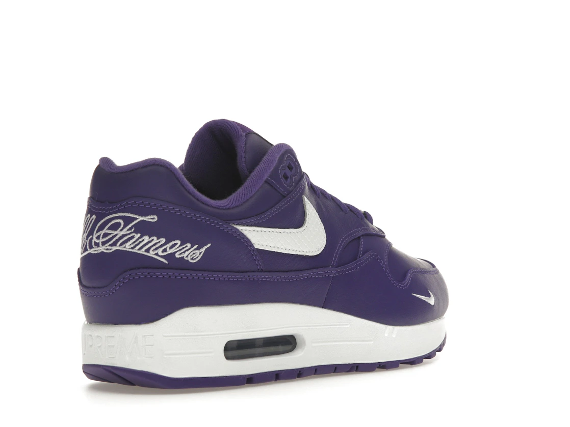 Vue 32 de Nike Air Max 1 '87 SP Supreme Varsity Purple