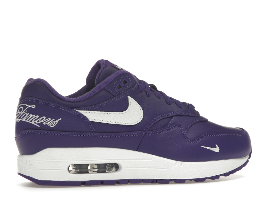 Vue 35 de Nike Air Max 1 '87 SP Supreme Varsity Purple