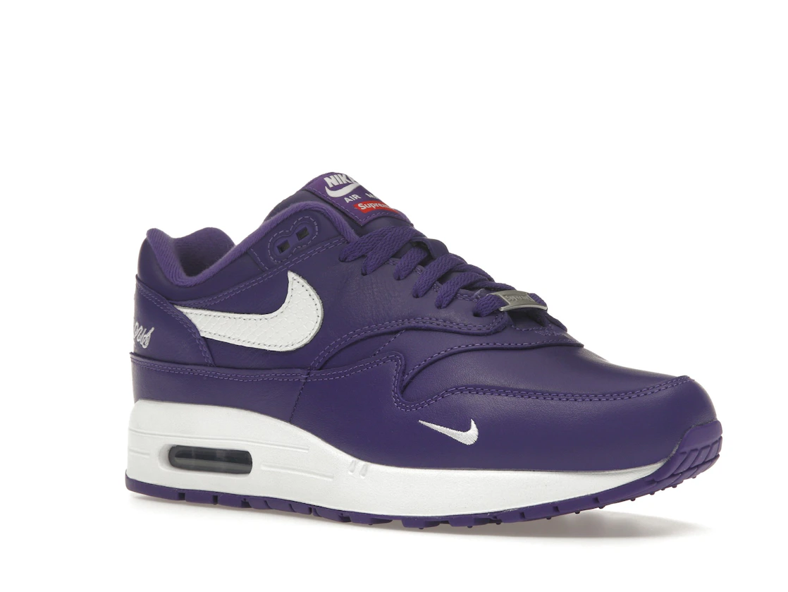 Vue 5 de Nike Air Max 1 '87 SP Supreme Varsity Purple