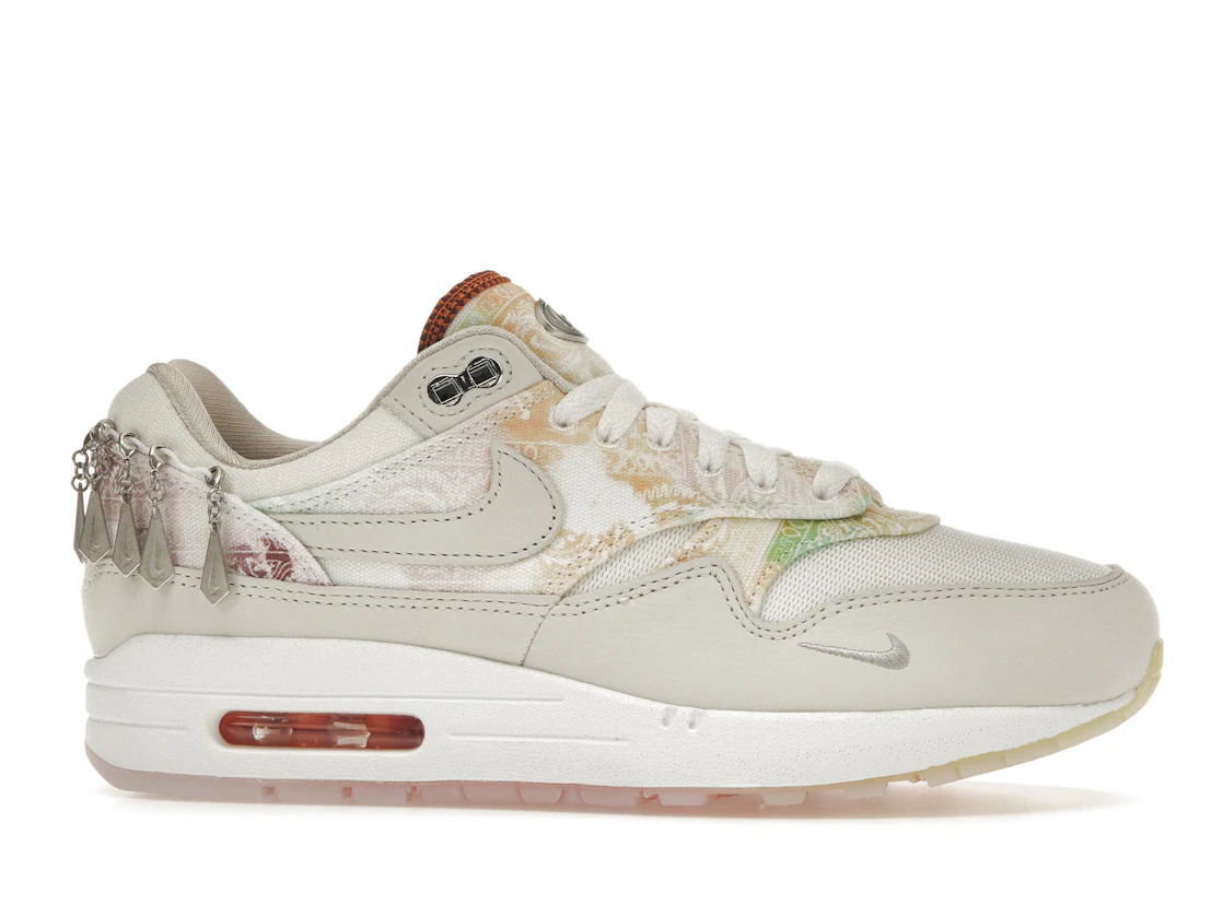 Vue 2 de Nike Air Max 1 '87 Metal Charms Phantom Mint Foam 
