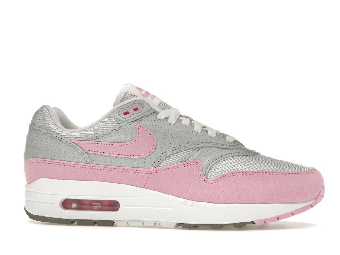 Vue 2 de Nike Air Max 1 '87 Metallic Platinum Pink Rise 