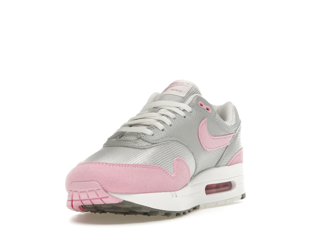 Vue 13 de Nike Air Max 1 '87 Metallic Platinum Pink Rise 