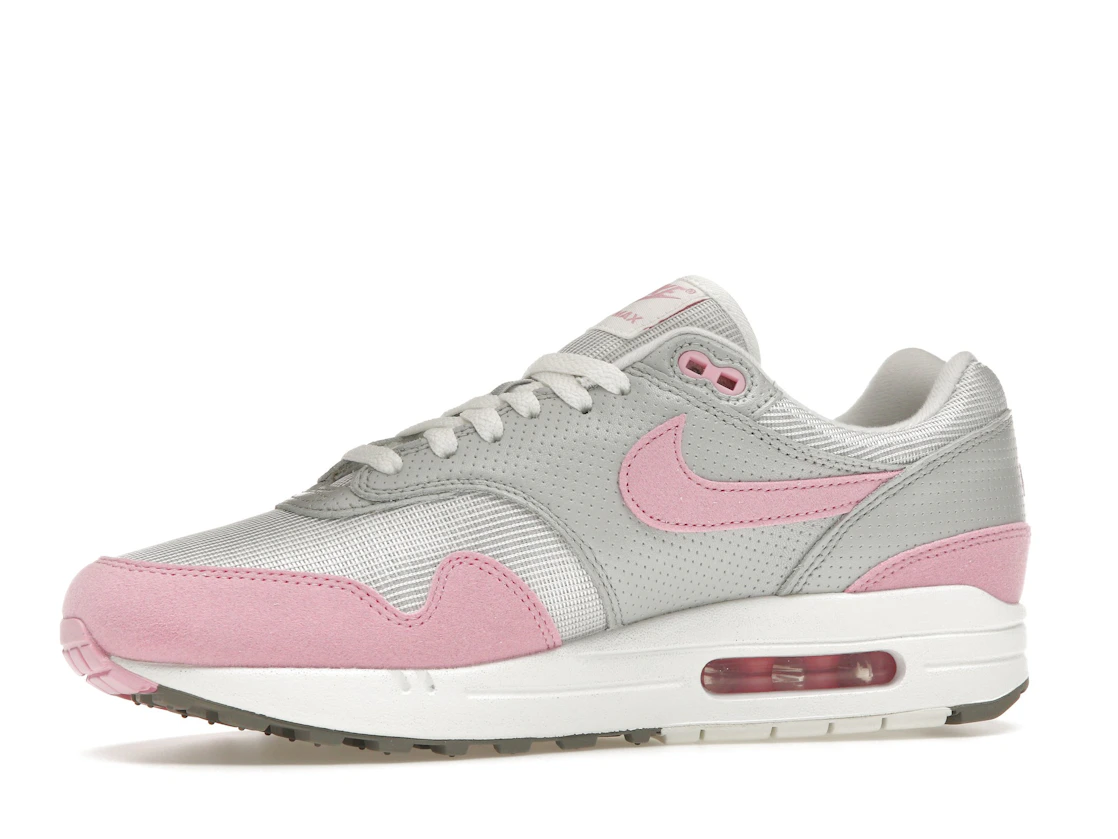 Vue 17 de Nike Air Max 1 '87 Metallic Platinum Pink Rise 