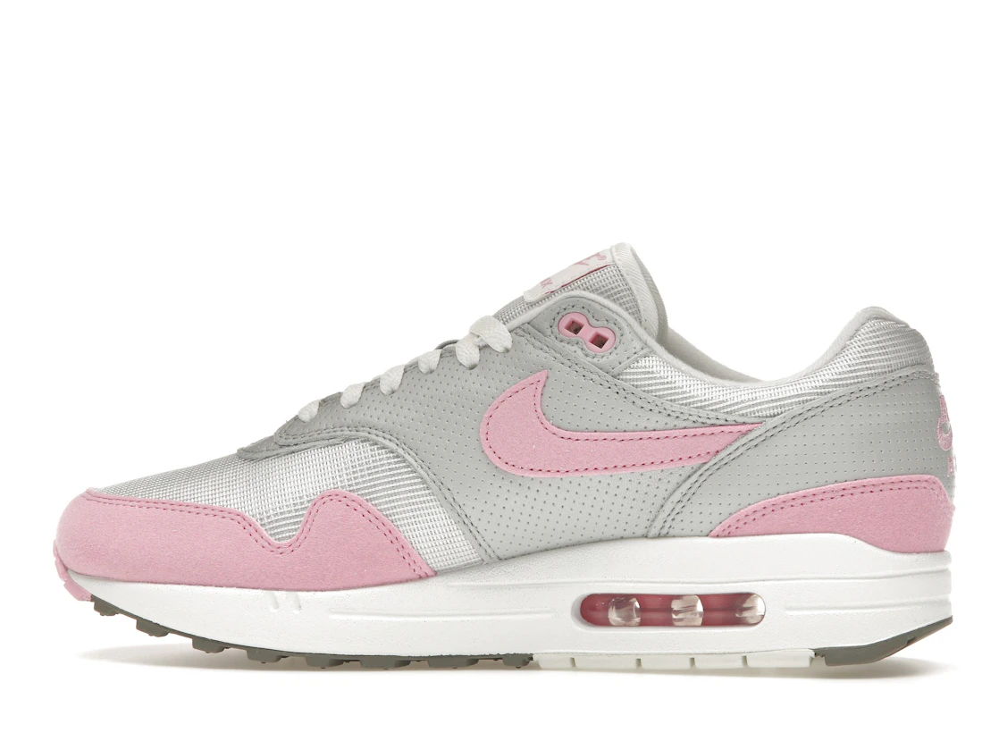 Vue 20 de Nike Air Max 1 '87 Metallic Platinum Pink Rise 