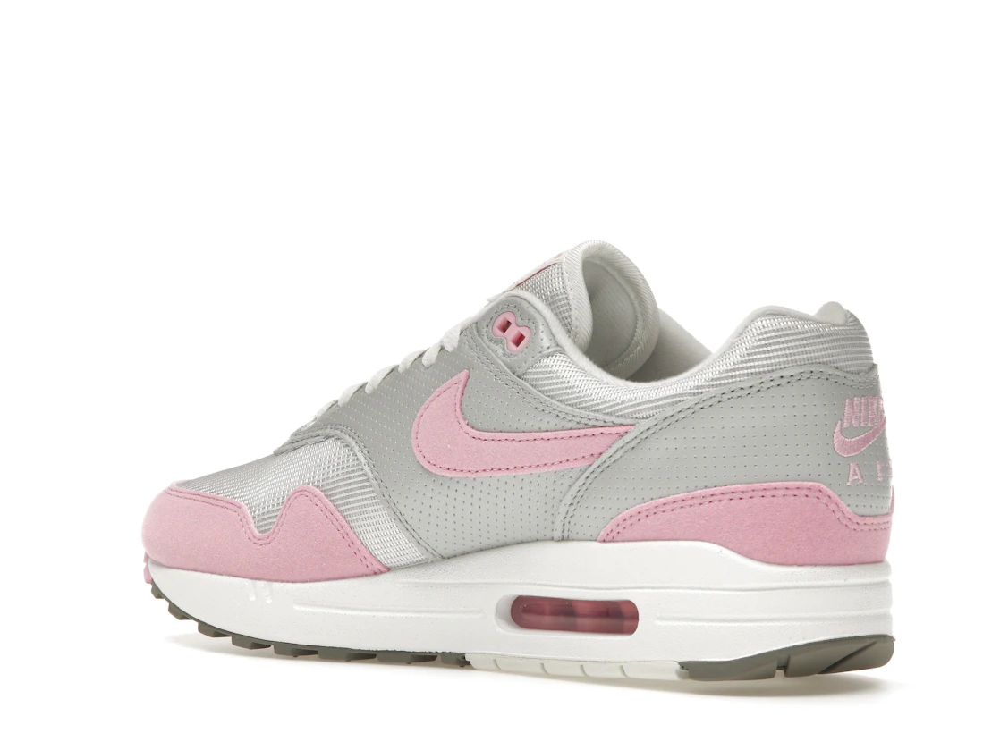 Vue 23 de Nike Air Max 1 '87 Metallic Platinum Pink Rise 