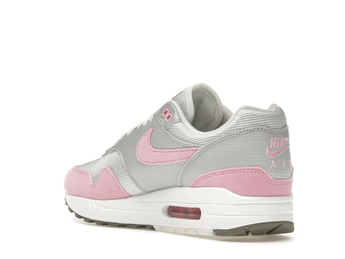 Vue 24 de Nike Air Max 1 '87 Metallic Platinum Pink Rise 