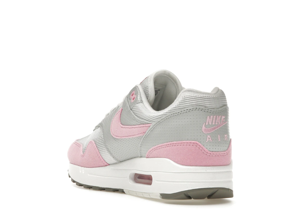 Vue 25 de Nike Air Max 1 '87 Metallic Platinum Pink Rise 