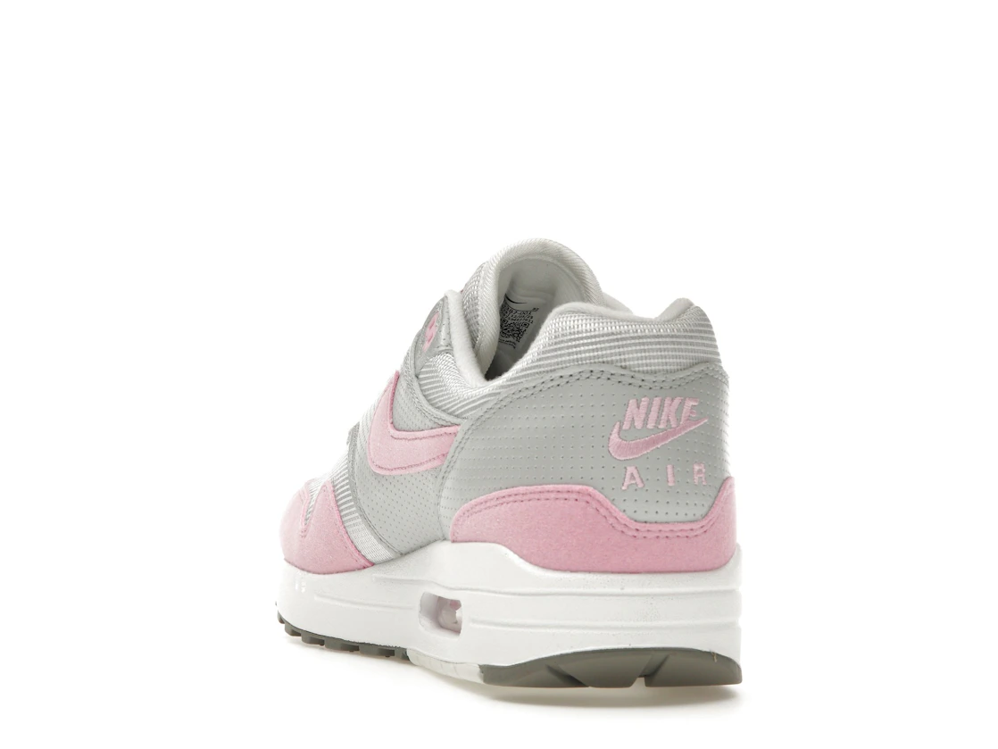 Vue 26 de Nike Air Max 1 '87 Metallic Platinum Pink Rise 