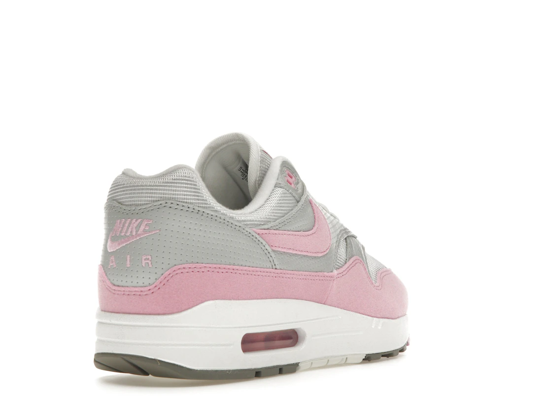 Vue 31 de Nike Air Max 1 '87 Metallic Platinum Pink Rise 