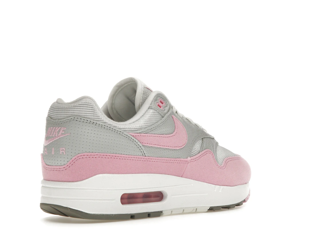 Vue 32 de Nike Air Max 1 '87 Metallic Platinum Pink Rise 
